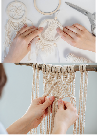 Eko prezent zestaw do makramy dla początkujących