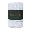 Mia Mote™ Classic Line Sznurek bawełniany skręcany do makramy 5mm chalk