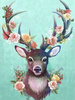 Zestaw kreatywny do rękodzieła haft diamentowy mozaika diamentowa jeleń 30x40cm